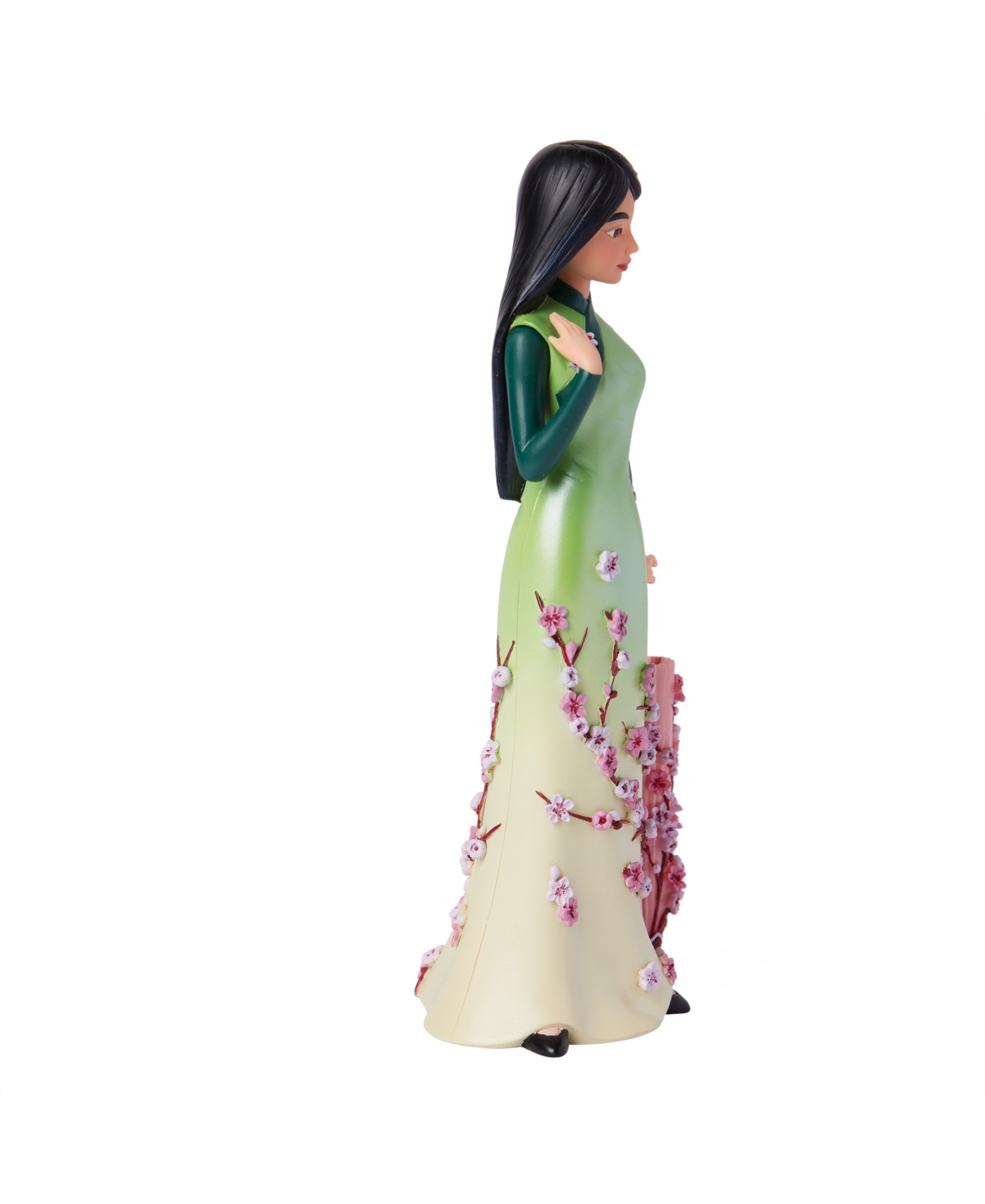 Enesco Disney Showcase Botanical Mulan Figurine In Multi