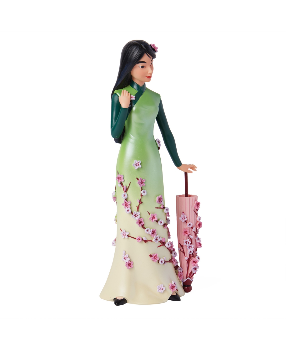 Enesco Disney Showcase Botanical Mulan Figurine In Multi