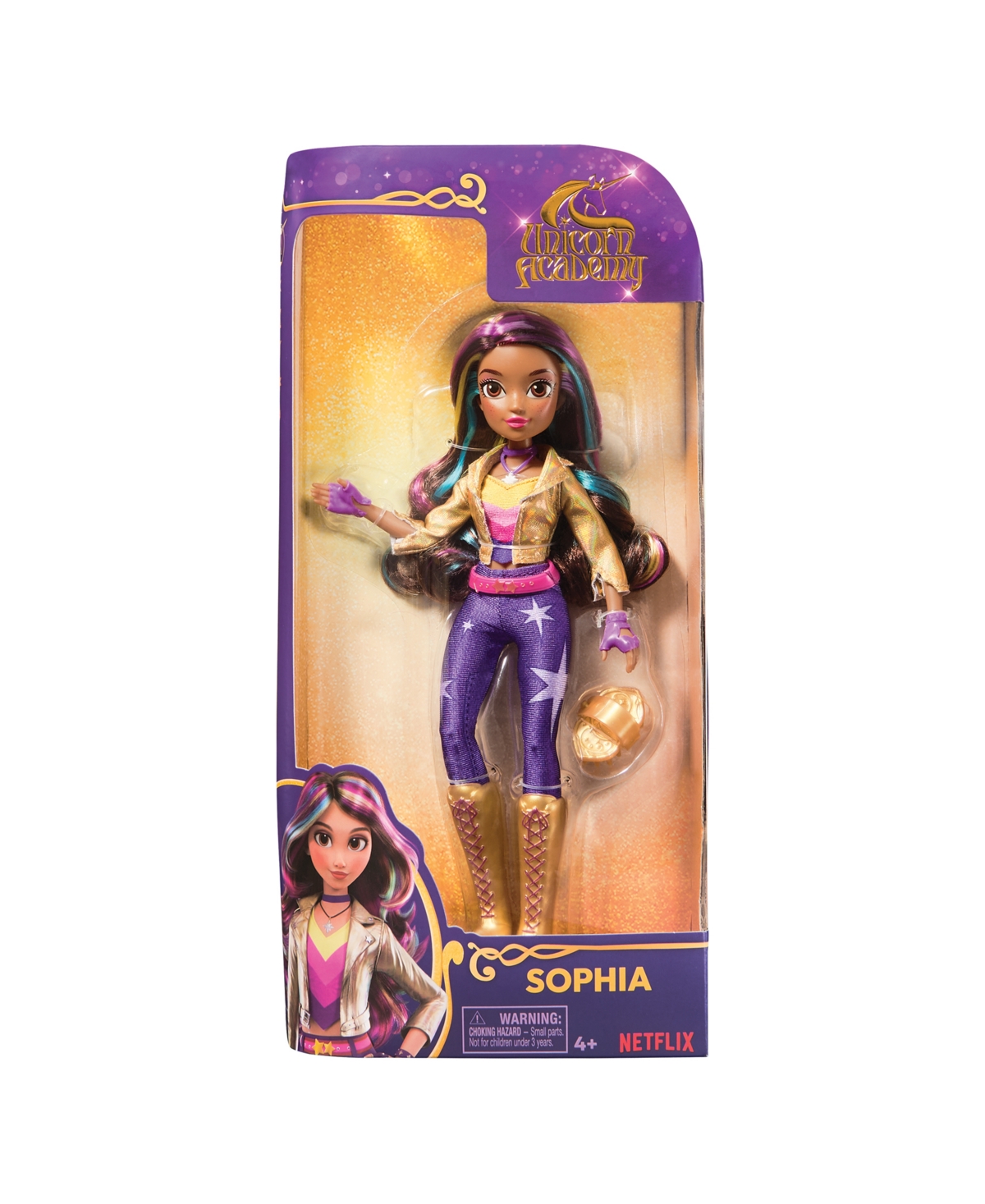 Unicorn Academy Sophia Doll With Rainbow-streaked Hair Toys In Multi Color