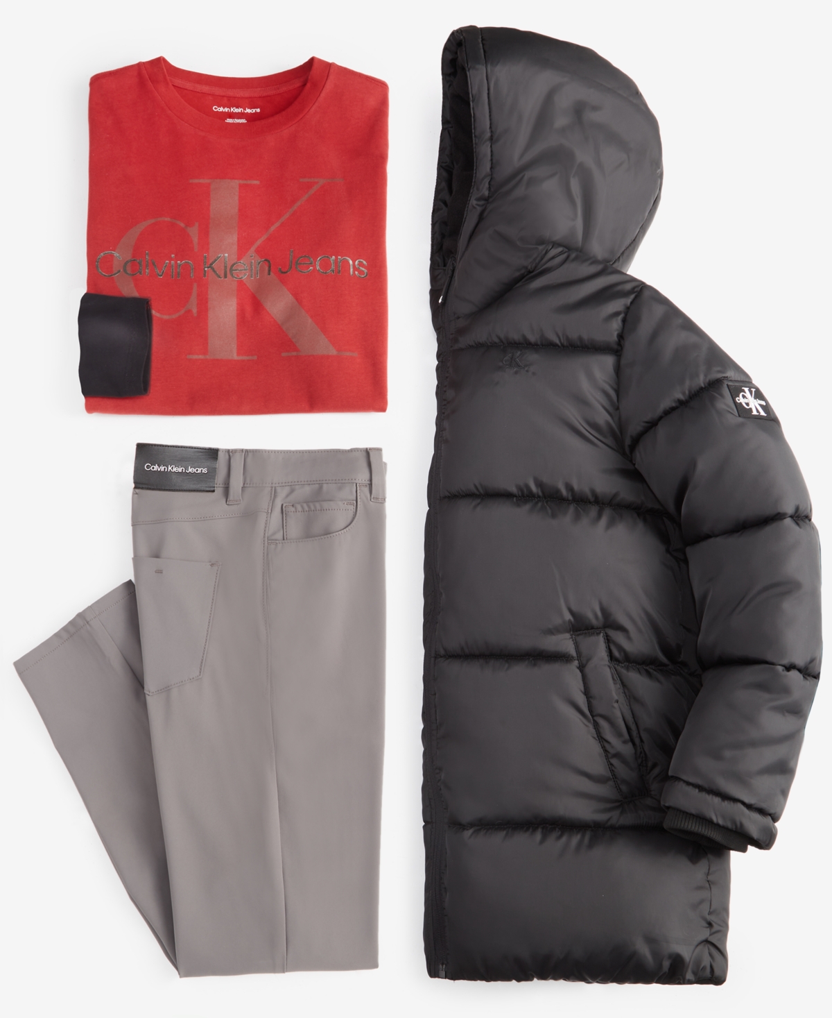 Calvin Klein Big Boys Long Puffer Jacket