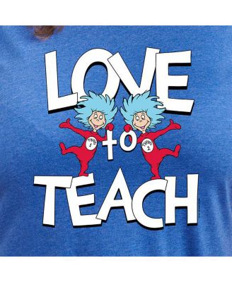 Plus Size Dr Seuss Teach Graphic T-shirt