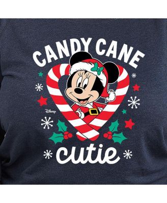 Plus Size Disney Candy Cane Graphic Pullover T-shirt