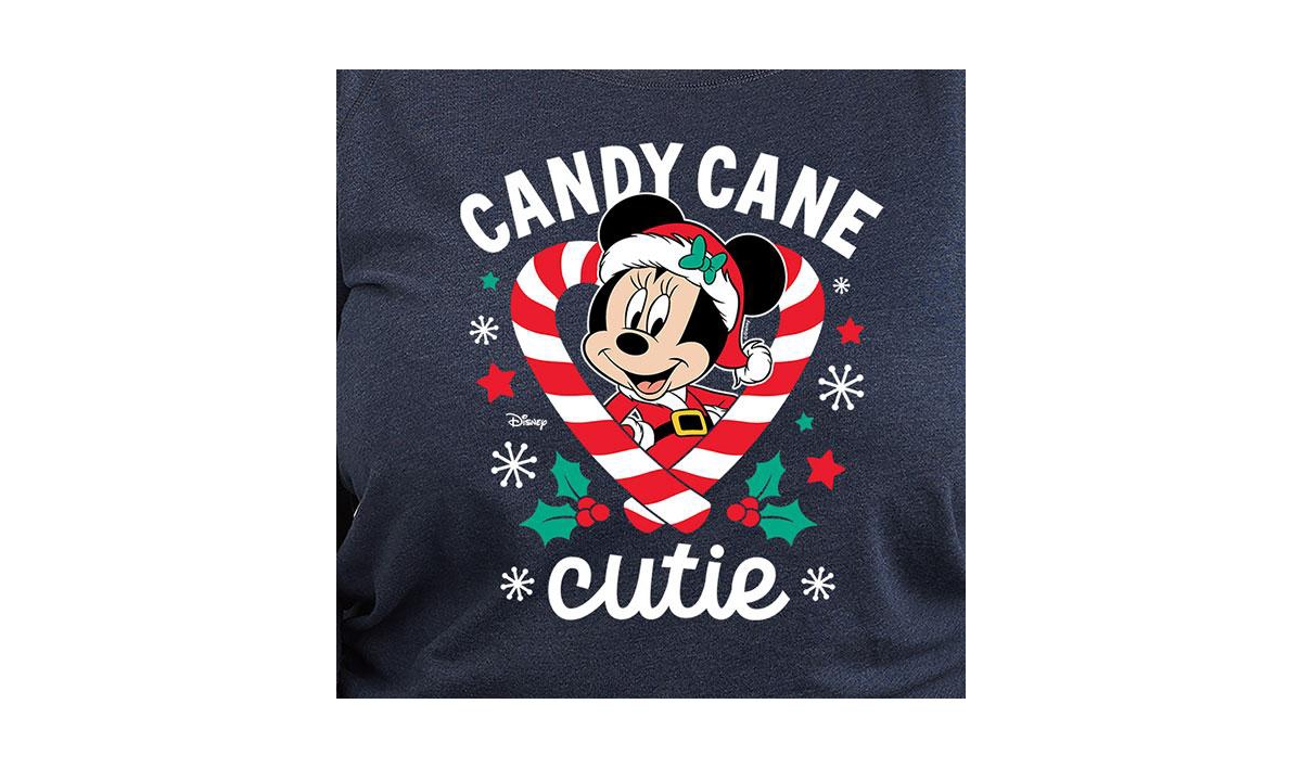 Hybrid Apparel Plus Size Disney Candy Cane Graphic Pullover T-shirt