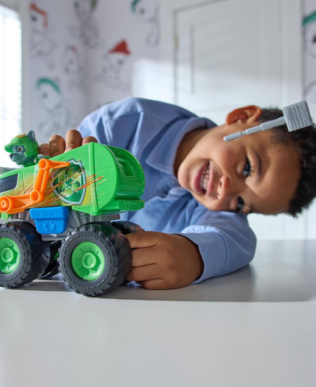Paw Patrol Rescue Wheels Rocky's Toy Truck In Multi Color