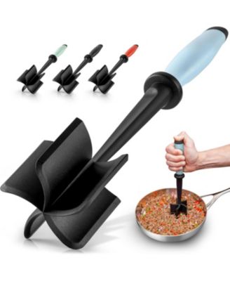 Stainless Steel Meat Chopper – Ground Beef & Hamburger Smasher Too