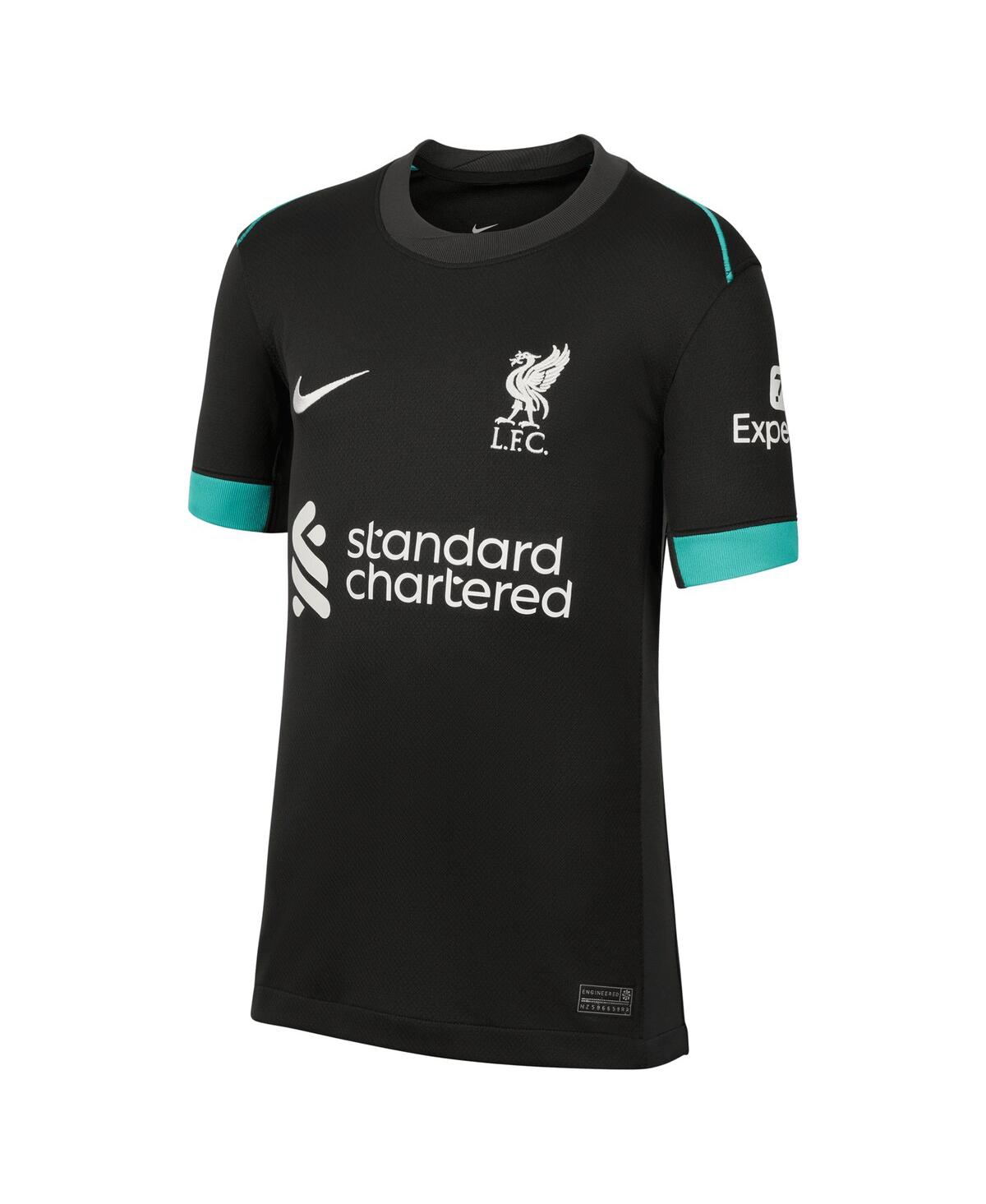 Nike Big Boys and Girls Mohamed SalahLiverpool 2024/25 Away Replica Jersey - Forest Green