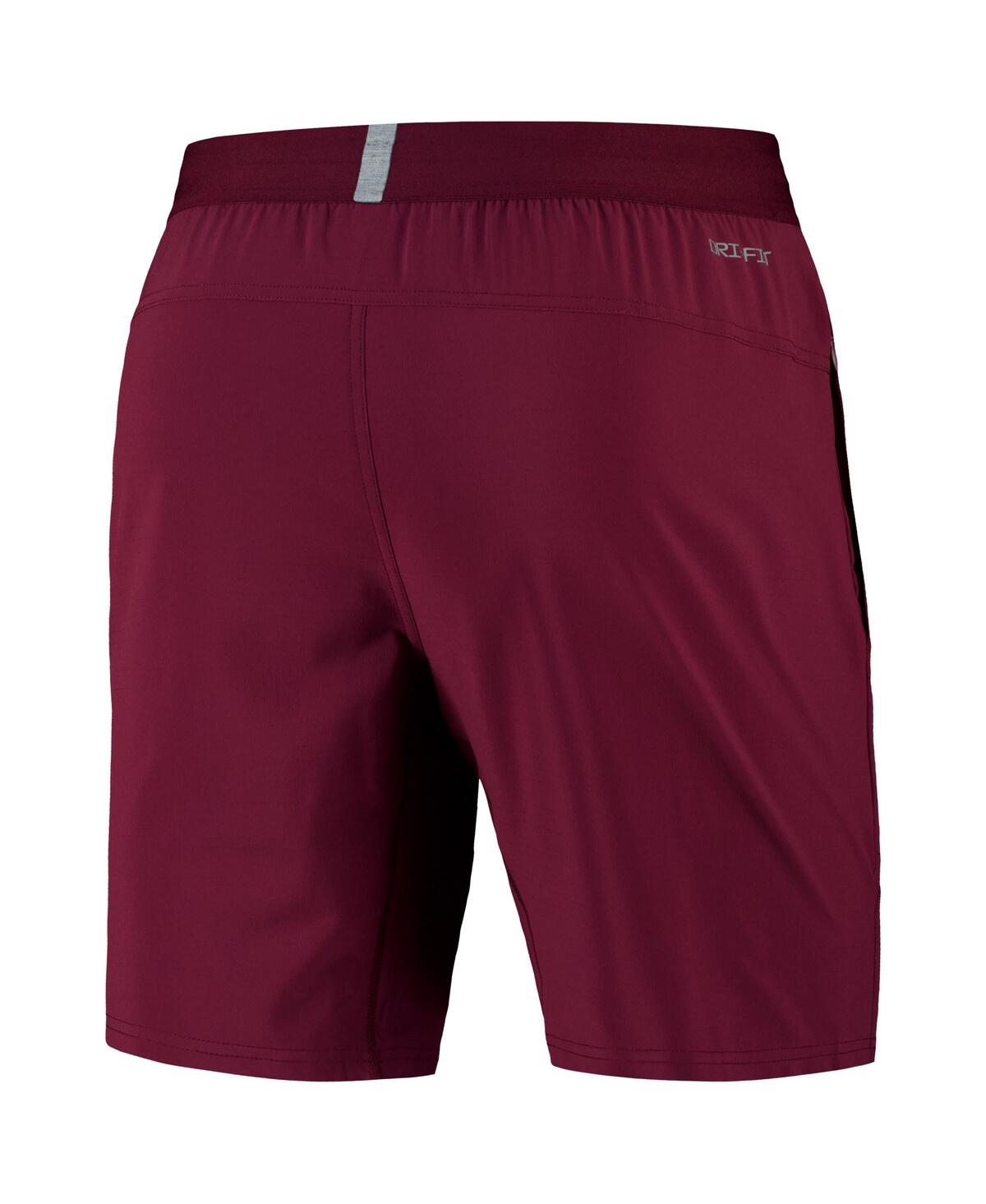 Nike Men'sMinnesota Golden Gophers 2024/25 Sideline Performance Woven Shorts - Maroon, Gold
