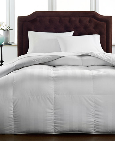 CLOSEOUT! Hotel Collection Medium Weight Siberian White Down Comforters, Hypoallergenic ...
