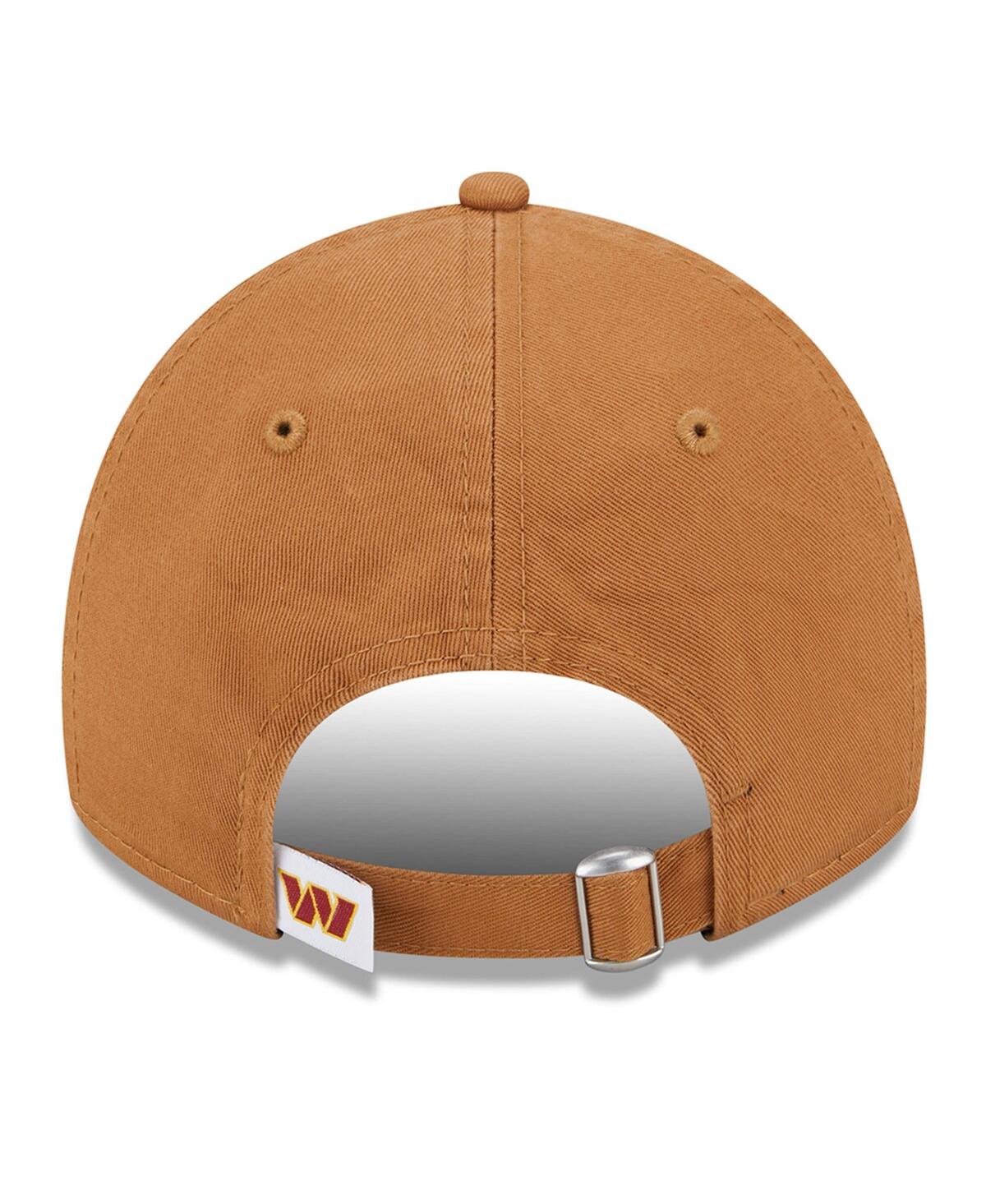 New Era Women'sWashington Commanders Main Core Classic 2.0 9TWENTY Adjustable Hat - Brown