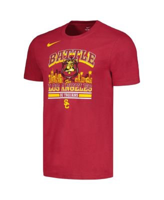 Men's Cardinal USC Trojans vs. UCLA Bruins Rivalry T-Shirt
