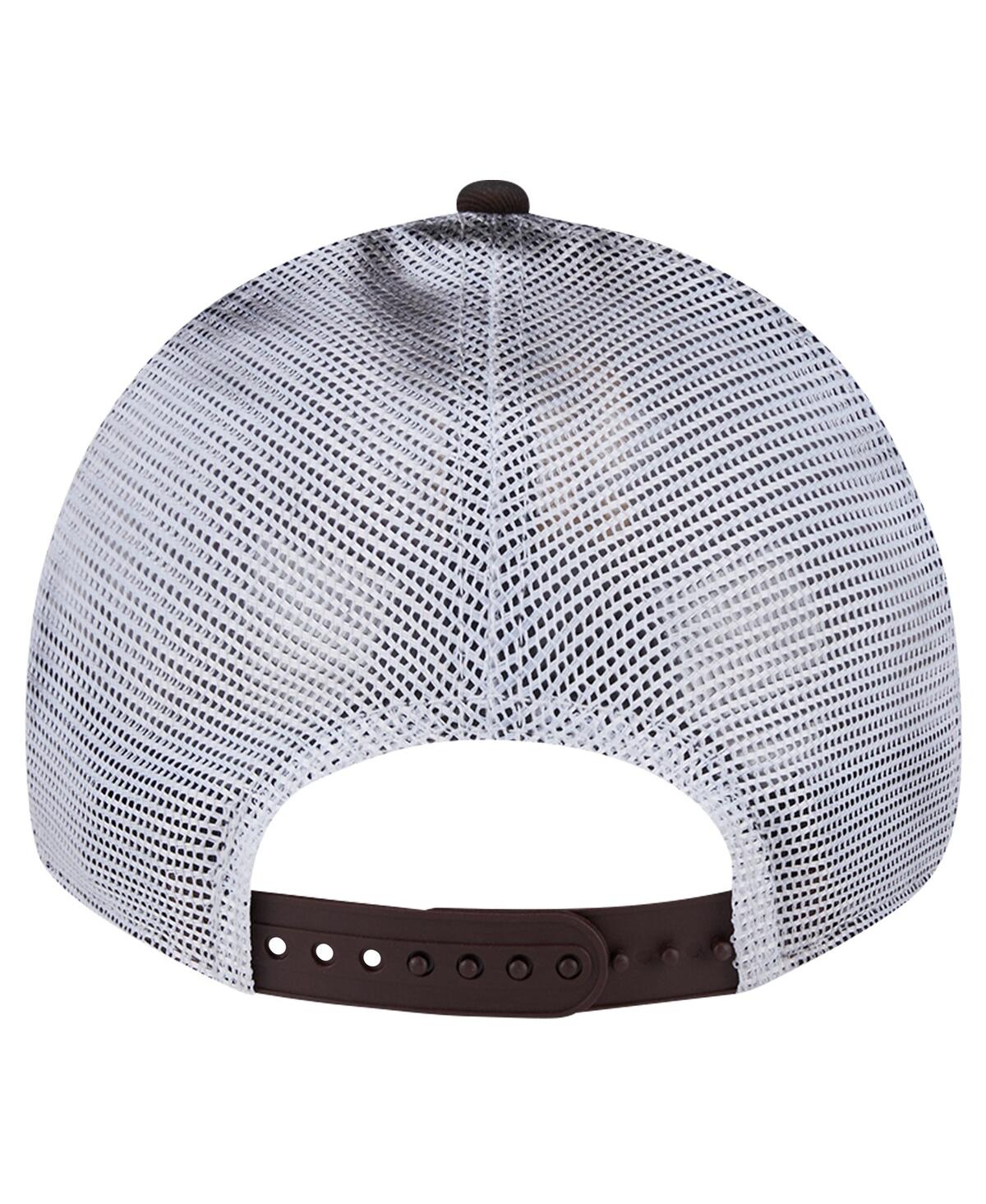 New Era Men'sSan Diego Padres Team Slick Trucker 9TWENTY Adjustable Hat - Brown