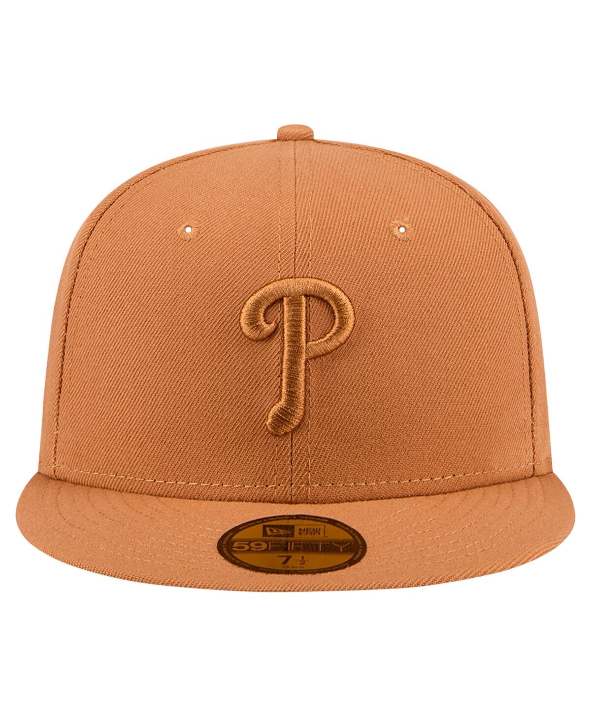 New Era Men'sPhiladelphia Phillies Color Pack 59FIFTY Fitted Hat - Brown