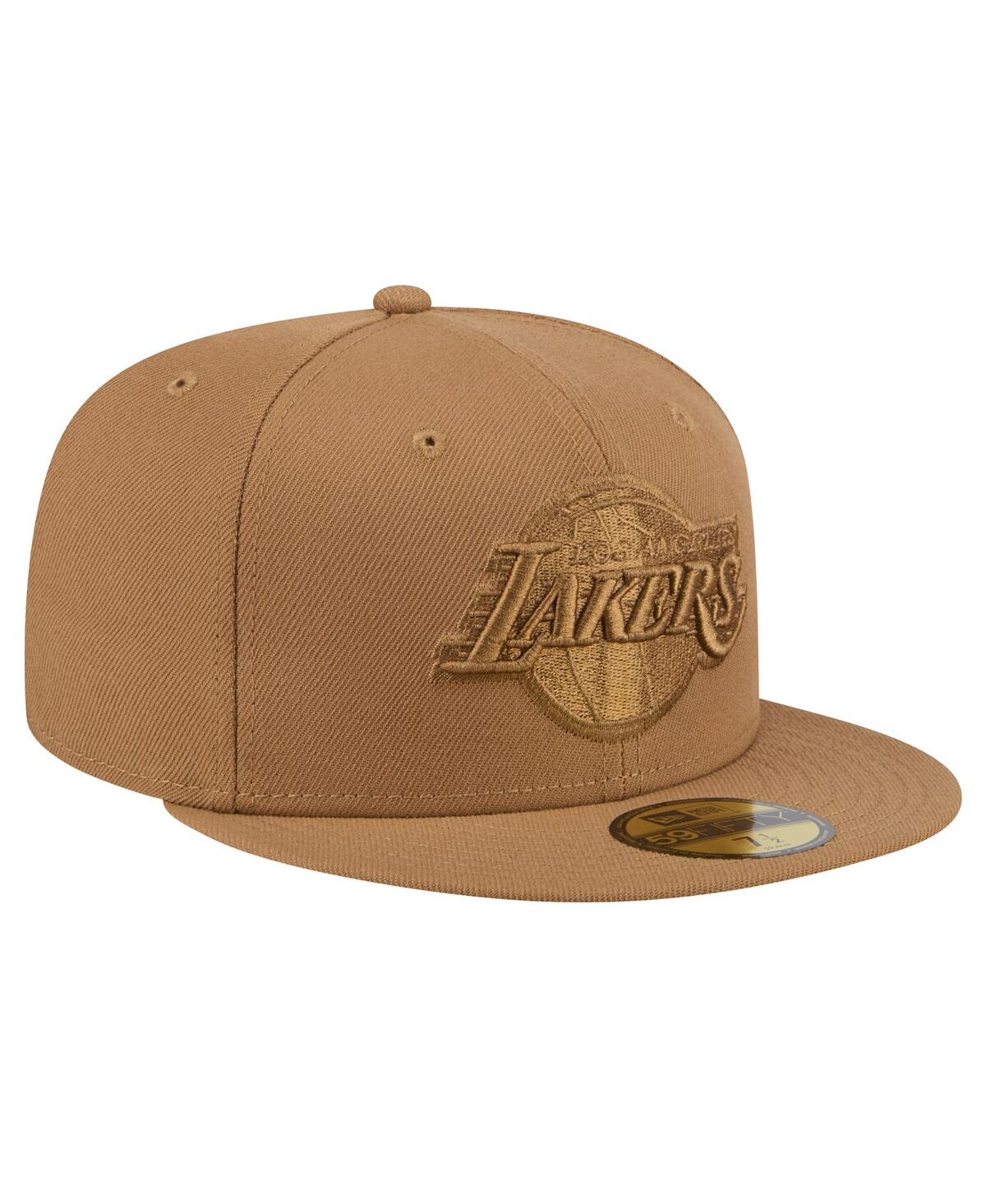 New Era Men'sLos Angeles Lakers 59FIFTY Fitted Hat - Tan