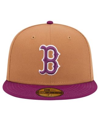 Men's Brown/Purple Boston Red Sox Two-Tone Color Pack 59FIFTY Fitted Hat