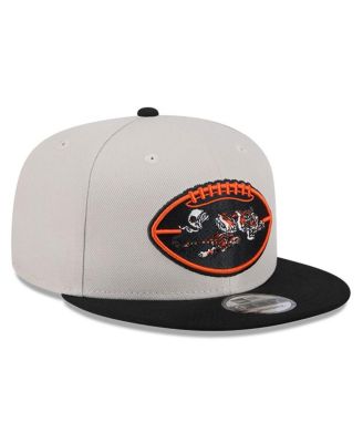 Men's Stone/Black Cincinnati Bengals 2024 Sideline Historic 9FIFTY Snapback Hat
