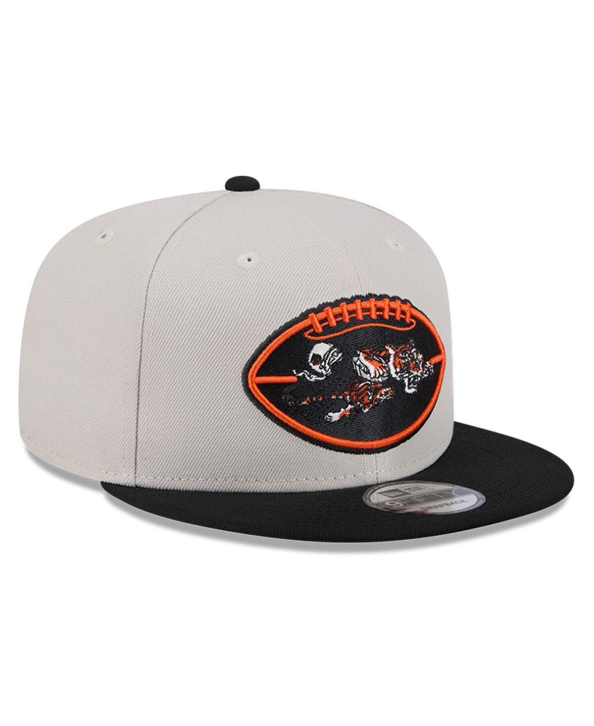 Shop New Era Men's Stone/black Cincinnati Bengals 2024 Sideline Historic 9fifty Snapback Hat In Stone,black