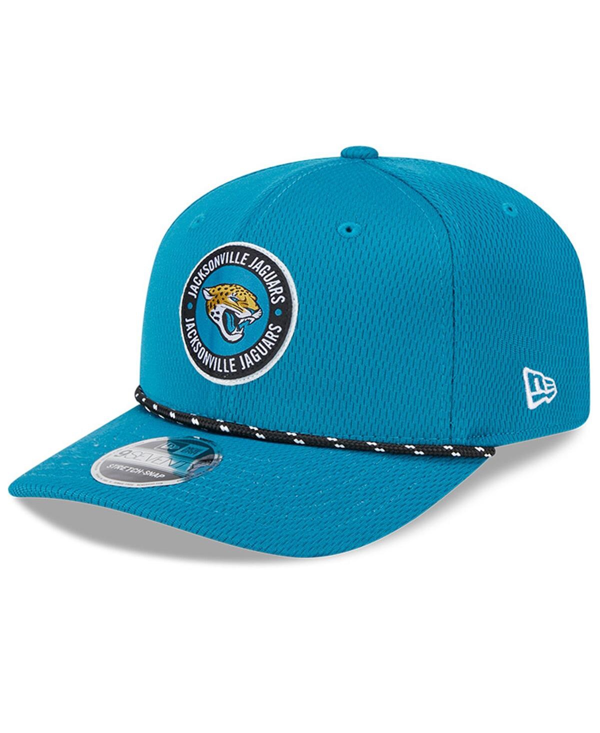 New Era Big Boys and GirlsJacksonville Jaguars 2024 Sideline 9SEVENTY Adjustable Hat - Teal