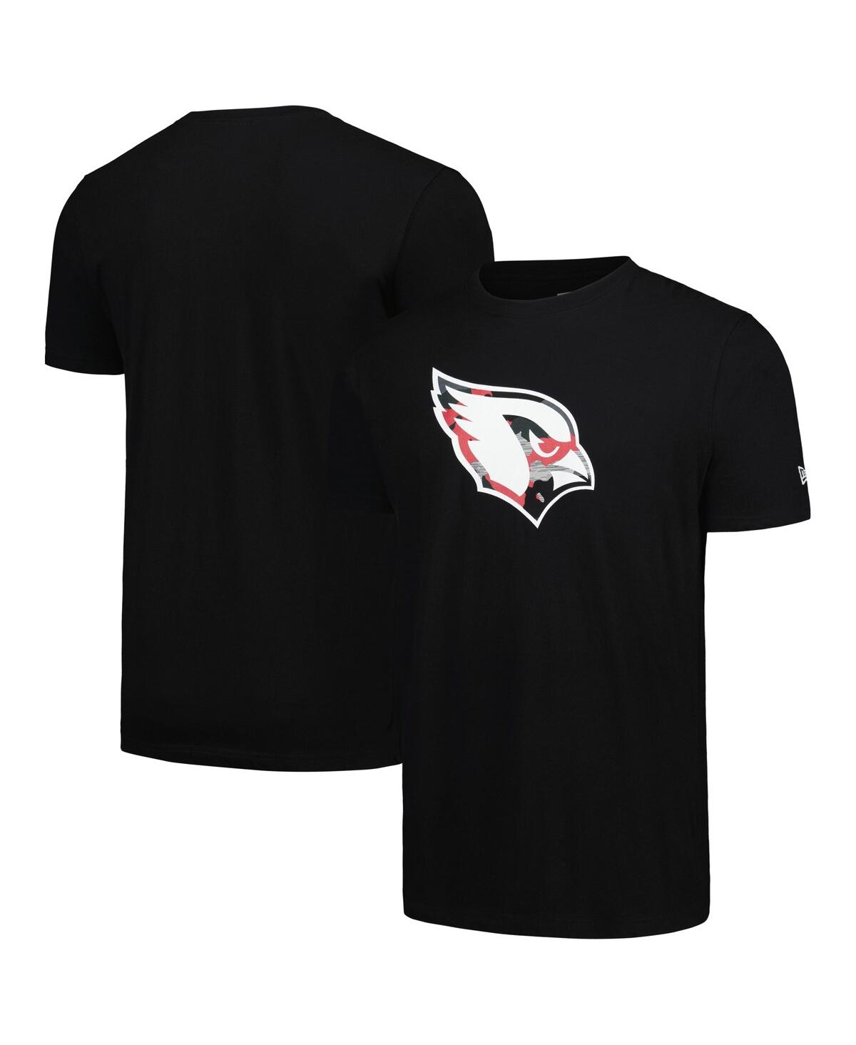 New Era Men's Black Arizona Cardinals Camo Logo T-shirt