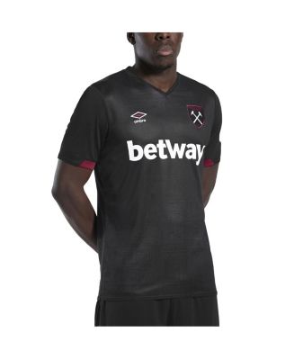 Umbro Men's Black West Ham United 2024/25 Away Replica