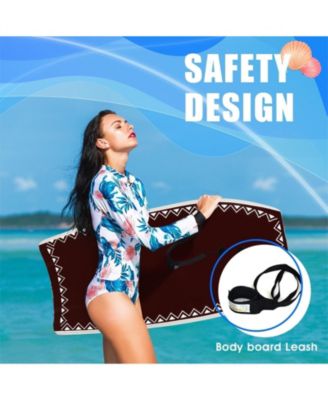 37 Inch Lightweight Surfboard With Fin EPS Core for Kids and Adults-M