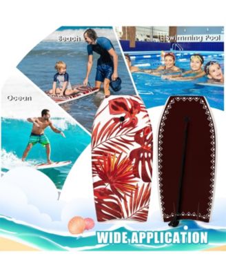 37 Inch Lightweight Surfboard With Fin EPS Core for Kids and Adults-M