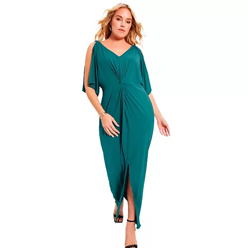 women's june + vie twist-front dress