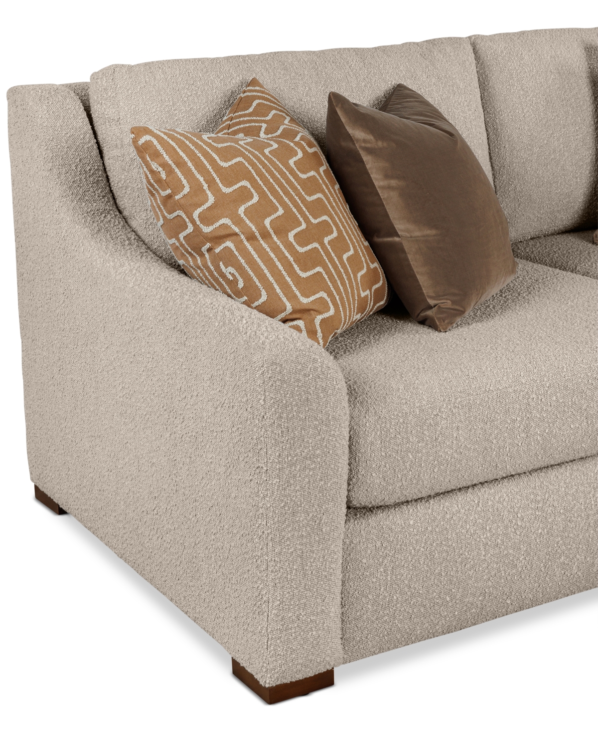Macy's Morgane Fabric Sofa, Created For  In Pebble