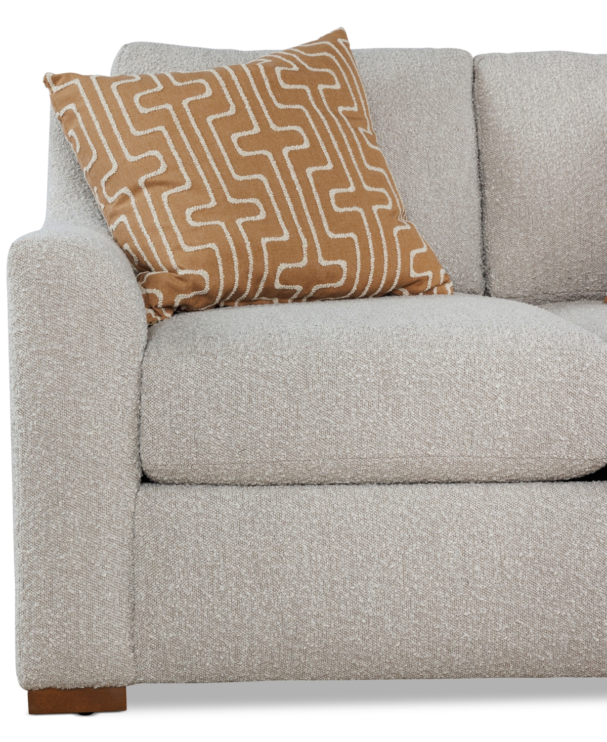 Macy's Morgane Fabric Loveseat, Created For  In Dove