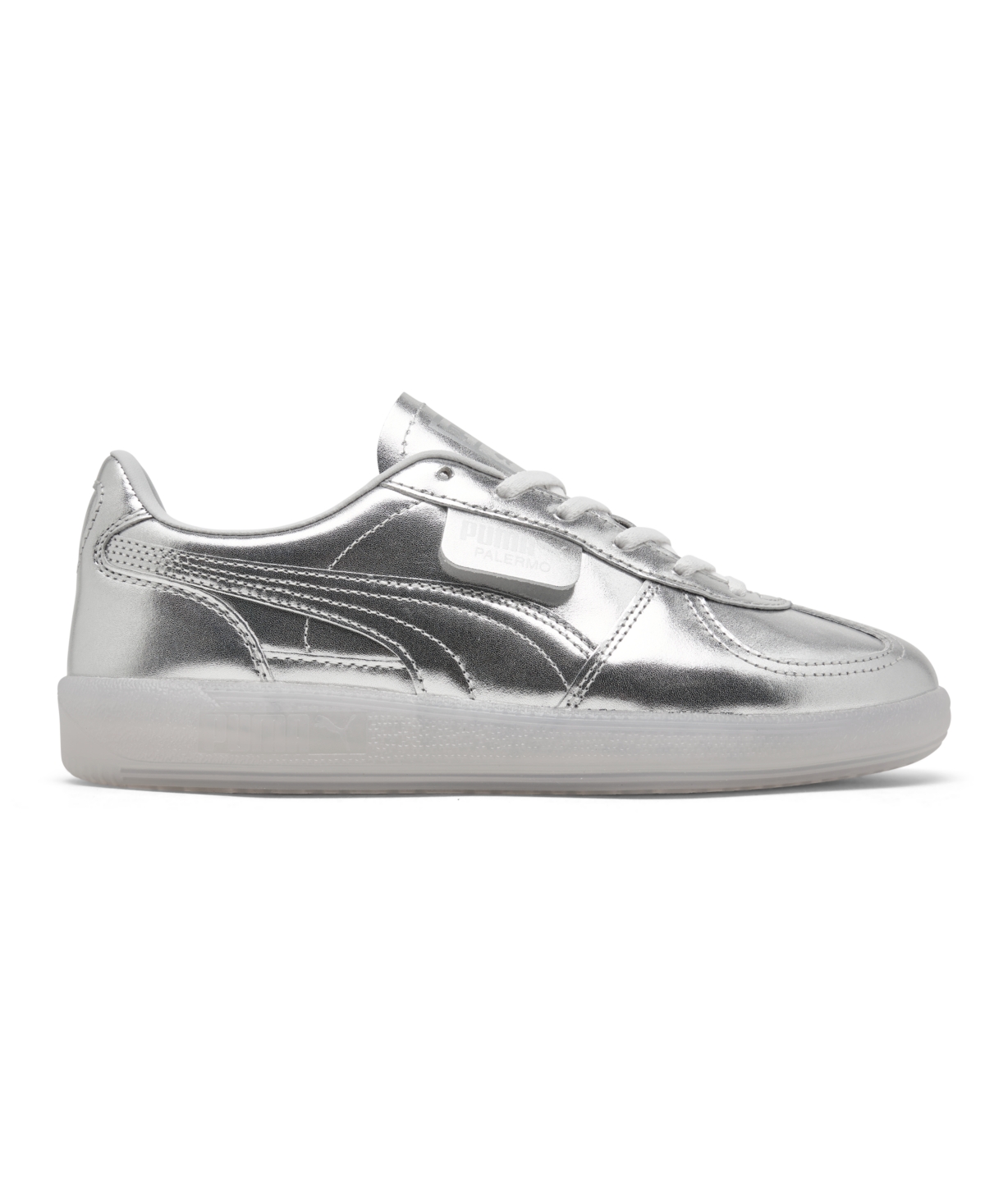 Puma Palermo Chrome Sneaker In Silver,grey