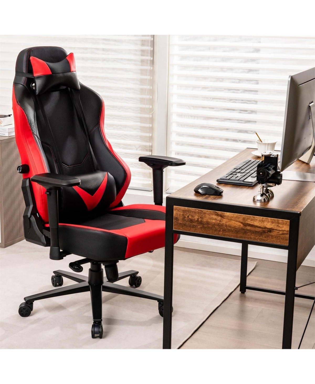 Sugift 360 Swivel Computer Chair with Casters