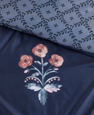 Marfa Pintuck 4-Pc. Comforter Set, Full/Queen