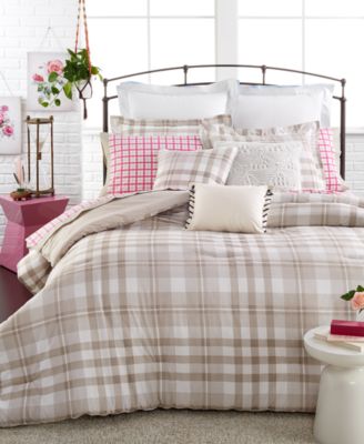 tommy hilfiger range plaid comforter