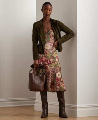 Lauren Ralph Lauren - Women's Goat-Suede Moto Jacket