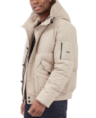 Men's Crinkle Nylon Heavy Short Snorkel Coat