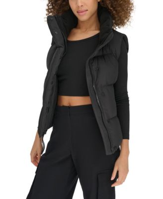 Women's Stand Collar Puffer Vest