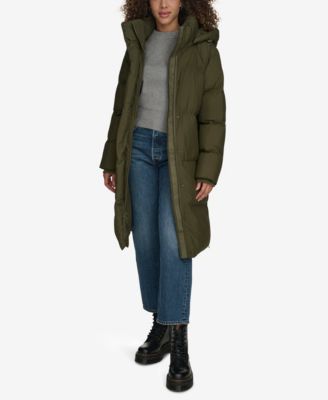 Levi's Women's Mid-Length Puffer Jacket - Macy's