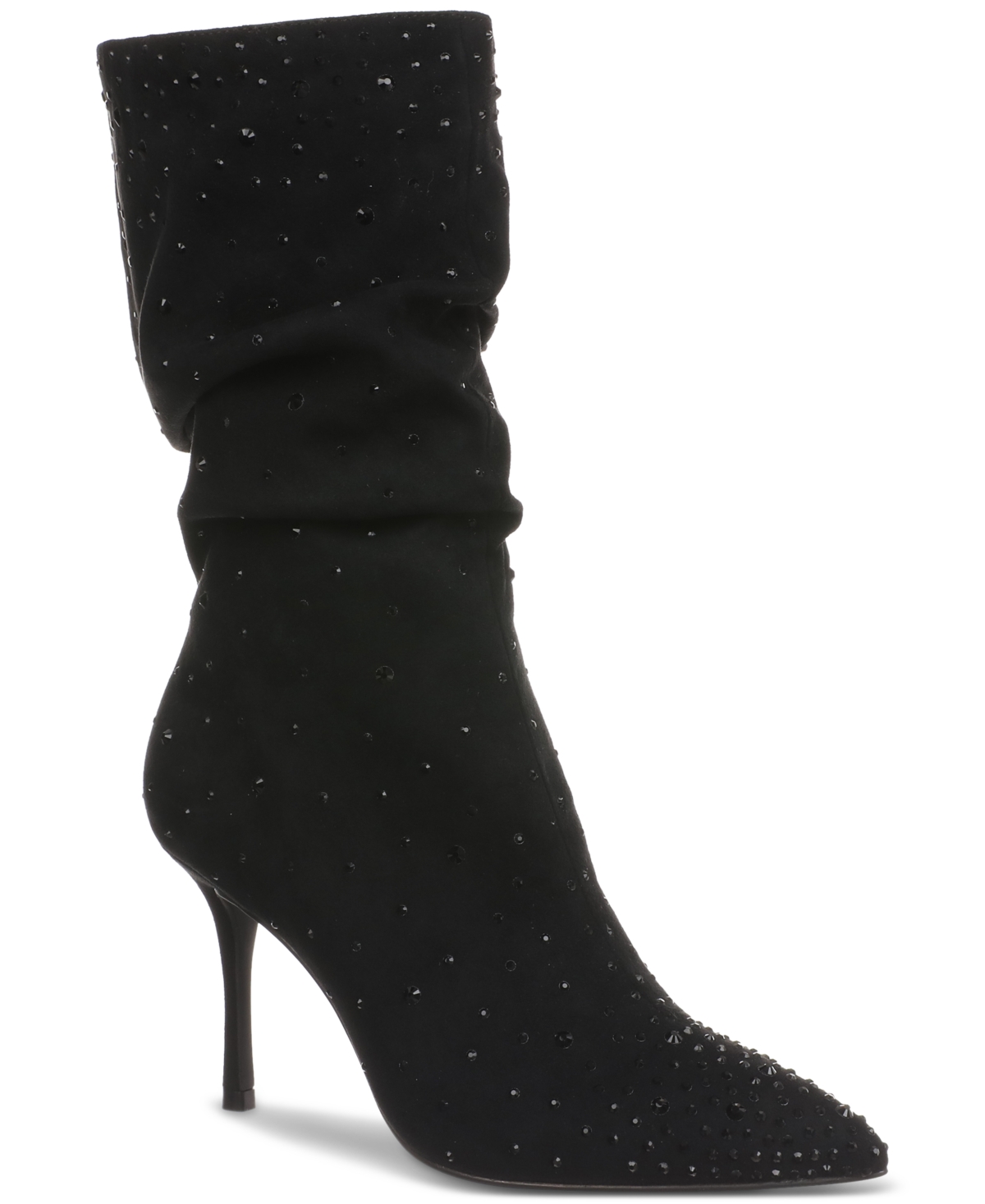 THALIA SODI WOMEN'S RAQUELL SLOUCH POINTED-TOE EMBELLISHED DRESS BOOTS 