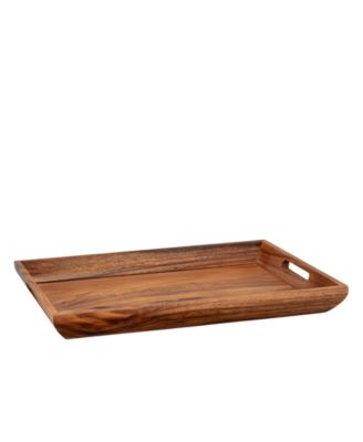 Acacia 19.5" Gallery Serving Tray