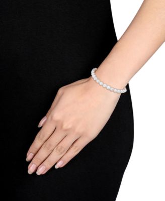 3-Pc. Set Cultured Freshwater Pearl (7-8mm) Collar Necklace, Stretch Bracelet, & Stud Earrings 