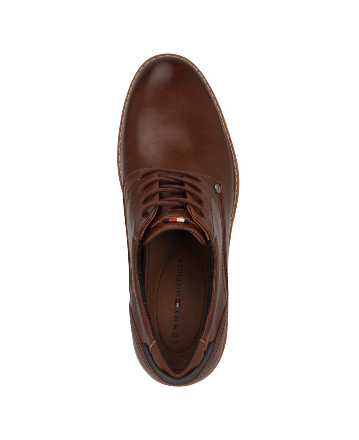 Tommy Hilfiger Men's Nevyn Casualized Hybrid Oxfords In Cognac