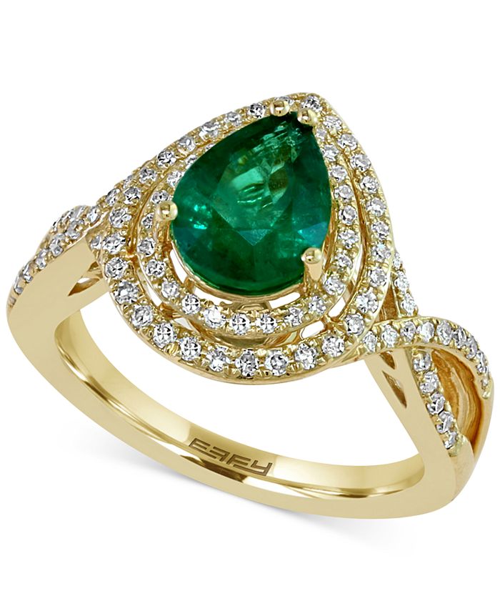 EFFY Collection Brasilica by EFFY® Emerald (1-1/6 ct. t.w.) and Diamond ...