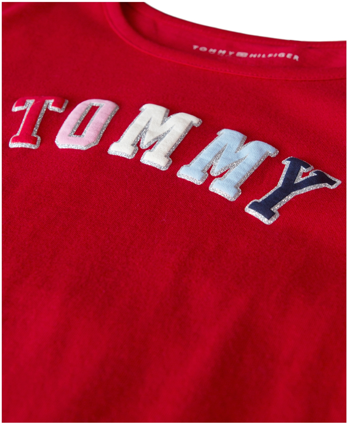 Tommy Hilfiger Arched Big Girls Long Sleeve Tee