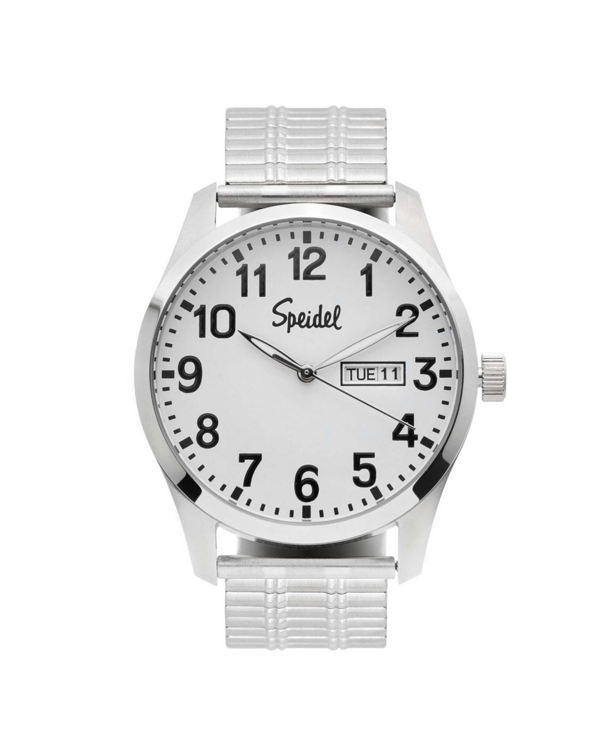 Men's Essential Watch With Twist-o-Flex in Dual Tone Black - Black with Silver and Gold Accent