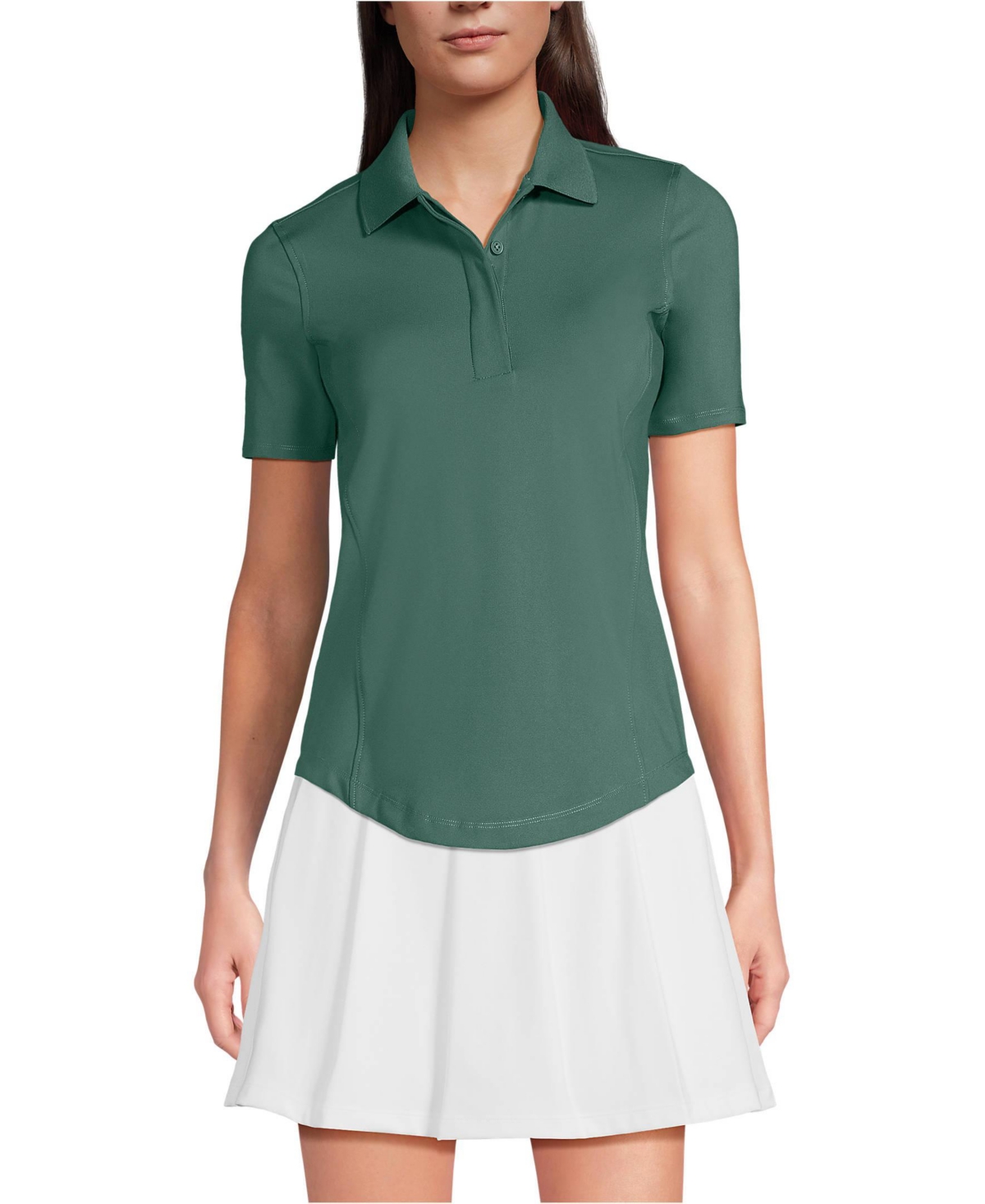 Women's High Impact Polo Shirt - Deep sea navy
