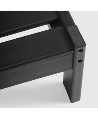 Outdoor Patio HDPE Left Arm Facing Deep Seating Corner Chair