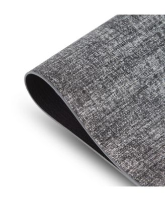 Amalfi Faux Leather Look Outdoor Dining Set Textured 2 Colored Reversible 12" x 18" Rectangular Placemats Set of 4