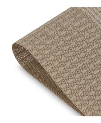 Milan Texteline Outdoor Dining Set Textured Design Reversible 12" x 18" Rectangular Placemats Set of 6