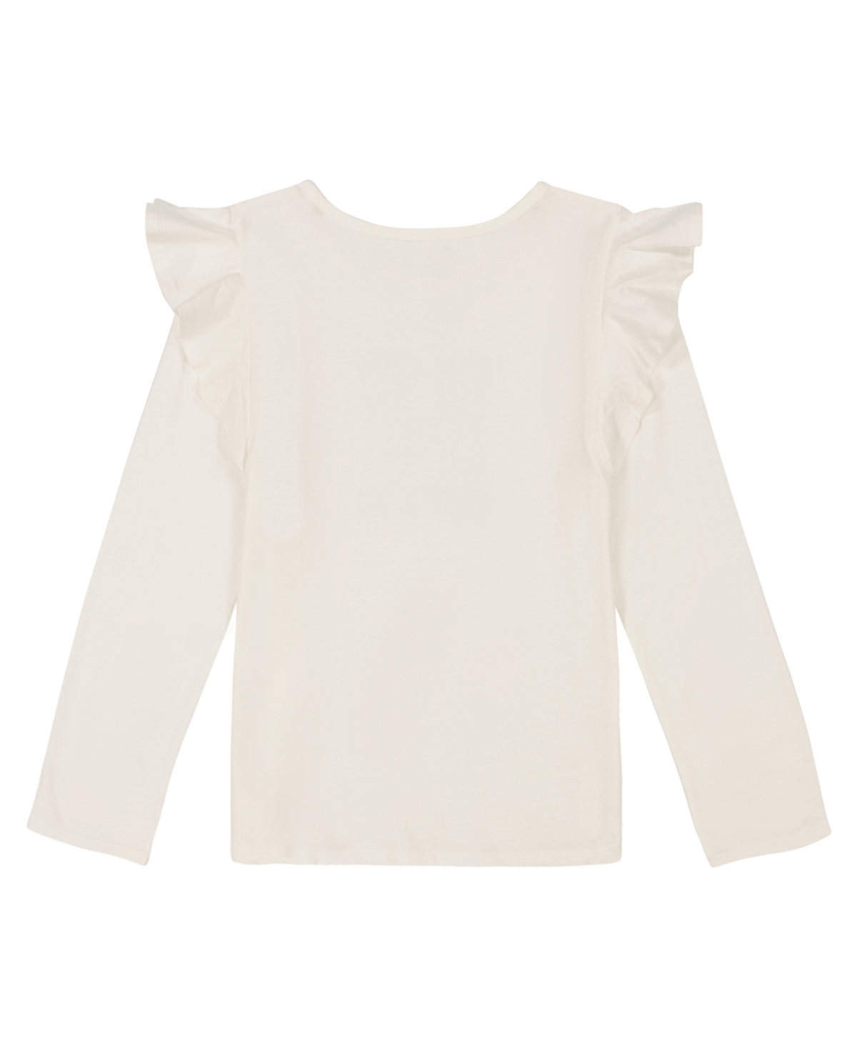 Tommy Hilfiger Toddler and Little Girls Sequin Long Sleeve Ruffle Tee