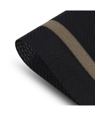 Annandale Texteline Outdoor Dining Set Textured Design Reversible 12" x 18" Rectangular Placemats Set of 6