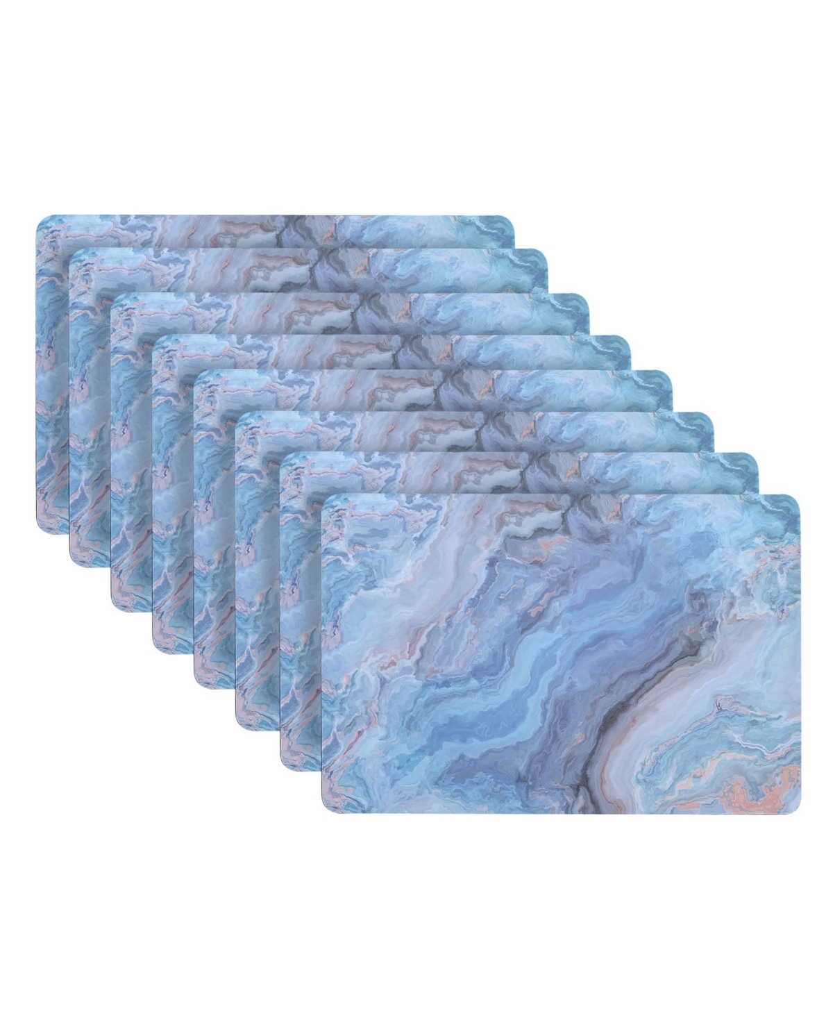 Marble Cork Place Mats, Washable Placemats - Smokey gold